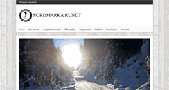 Desktop Screenshot of nordmarkarundt.com